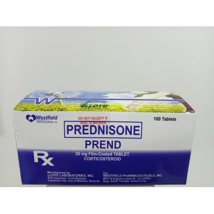 Image of PREND PREDNISONE 20MG FILM-COATED TABLET 100'S