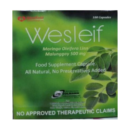 Image of WESLEIF MORINGA OLEIFERA LINN (MALUNGGAY) 500MG CAPSULE 100'S