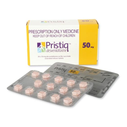 Image of PRISTIQ SR DESVENLAFAXINE SUCCINATE 50MG EXTENDED-RELEASE TABLET 1'S