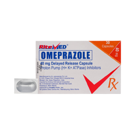 RITEMED Omeprazole 40mg Delayed-Release Capsule 1's price in the ...