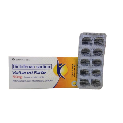 Image of VOLTAREN FORTE DICLOFENAC SODIUM 50MG ENTERIC-COATED TABLET 1'S