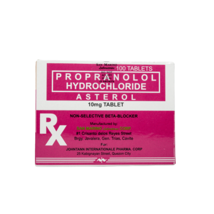 Image of ASTEROL PROPRANOLOL 10MG - 1 TABLET