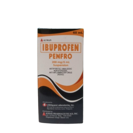 Image of PENFRO IBUPROFEN 200MG / 5ML SUSPENSION 60ML ORANGE