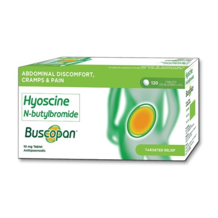 Image of BUSCOPAN HYOSCINE N-BUTYLBROMIDE 10MG - 10 TABS