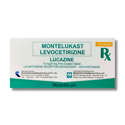 Image of LUCAZINE MONTELUKAST / LEVOCETIRIZINE 10MG / 5MG - 1 TABLET