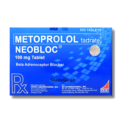 Image of NEOBLOC METOPROLOL 100MG - 1 TABLET