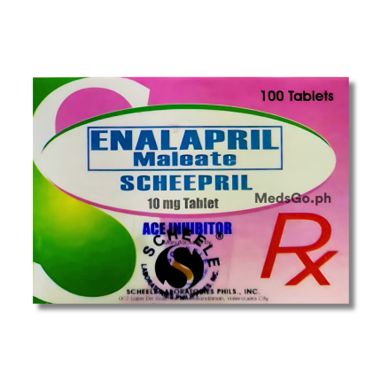 Image of SCHEEPRIL ENALAPRIL MALEATE 10MG TABLET 10'S