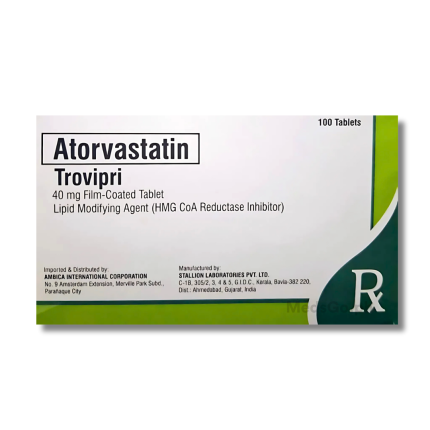 Image of TROVIPRI ATORVASTATIN 40MG FILM-COATED TABLET 1'S