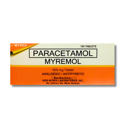 Image of MYREMOL PARACETAMOL 500MG TABLET 100'S