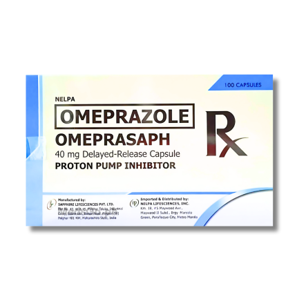 Image of OMEPRASAPH OMEPRAZOLE 40MG - 1 DELAYED-RELEASE CAPSULE