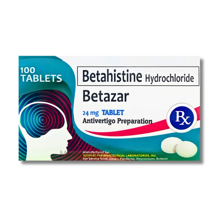 Image of BETAZAR BETAHISTINE 24MG - 1 TABLET