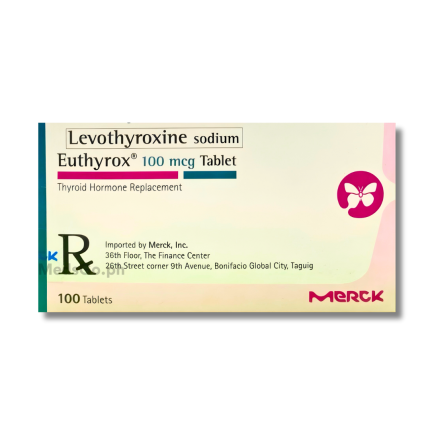 Image of EUTHYROX LEVOTHYROXINE 100MCG - 1 TABLET