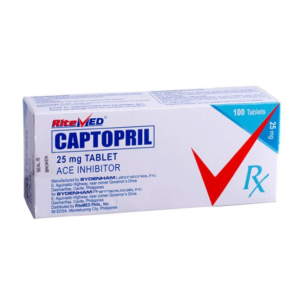 Image of RITEMED CAPTOPRIL 25MG TABLET 100'S