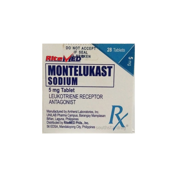 Image of RITEMED MONTELUKAST SODIUM 5MG FILM-COATED TABLET 28'S