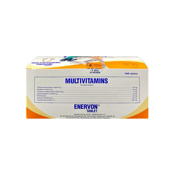 Image of ENERVON MULTIVITAMINS TABLET 100'S