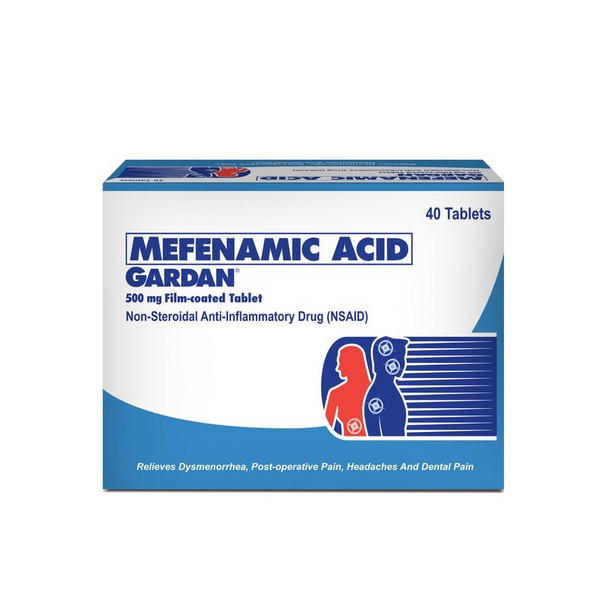 Image of GARDAN MEFENAMIC ACID 500MG FILM-COATED TABLET 1'S