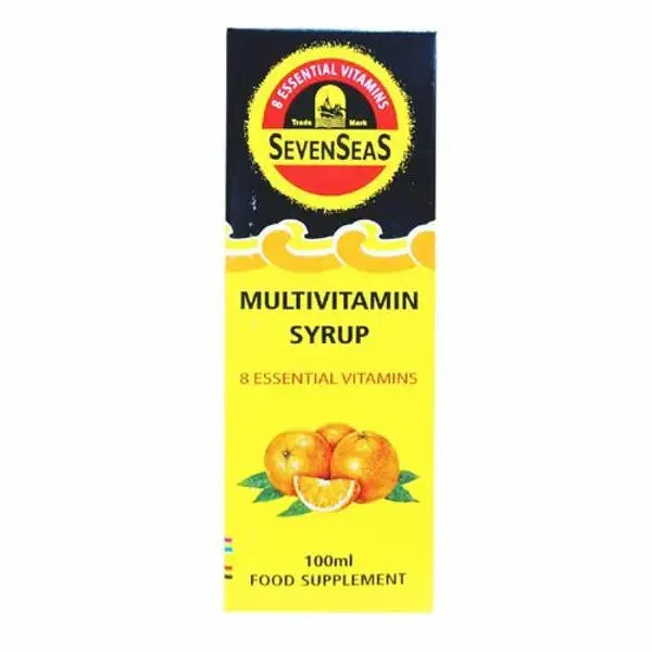 Image of SEVEN SEAS MULTIVITAMINS 5ML SYRUP 100ML ORANGE