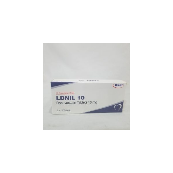 Image of LDNIL ROSUVASTATIN 10MG FILM-COATED TABLET 1'S