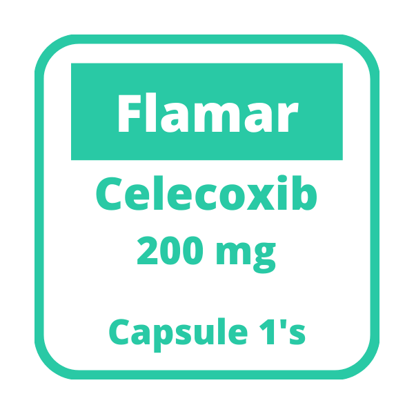Image of FLAMAR CELECOXIB 200MG CAPSULE 1'S