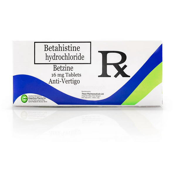 Image of BETZINE BETAHISTINE DIHYDROCHLORIDE 16MG TABLET 1'S