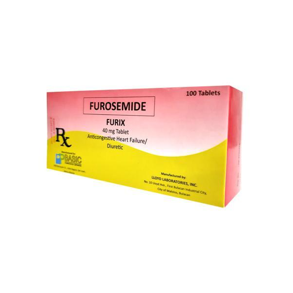 Image of FURIX FUROSEMIDE 40MG TABLET 100'S