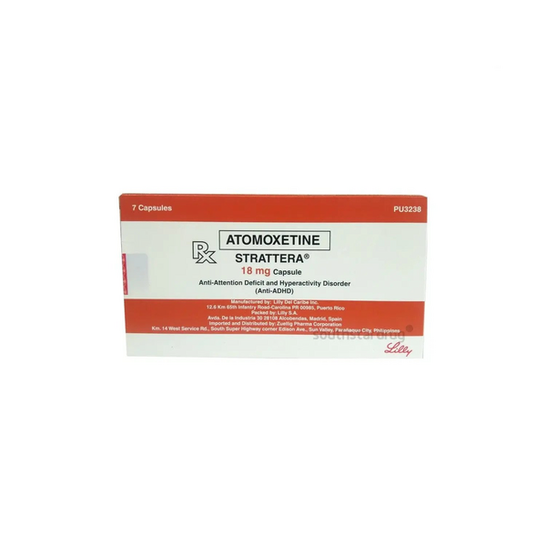 Image of STRATTERA ATOMOXETINE HYDROCHLORIDE 18MG CAPSULE 1'S