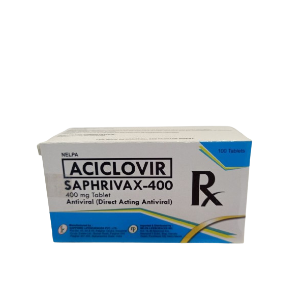 Image of SAPHRIVAX ACICLOVIR 400MG TABLET 1'S