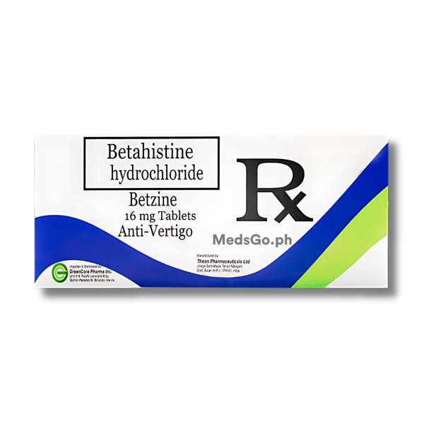 Image of BETZINE BETAHISTINE DIHYDROCHLORIDE 16MG TABLET 1'S