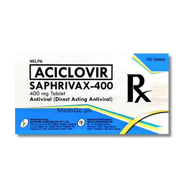 Image of SAPHRIVAX ACICLOVIR 400MG TABLET 1'S