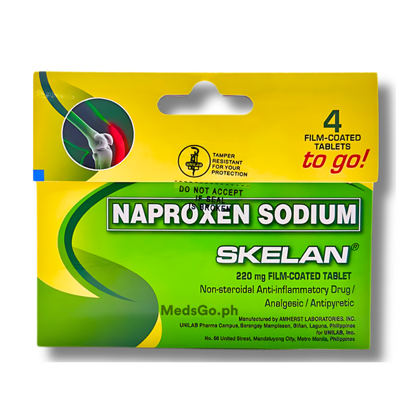 Image of SKELAN 220 NAPROXEN 220MG - 1 PACK X 4 TABS