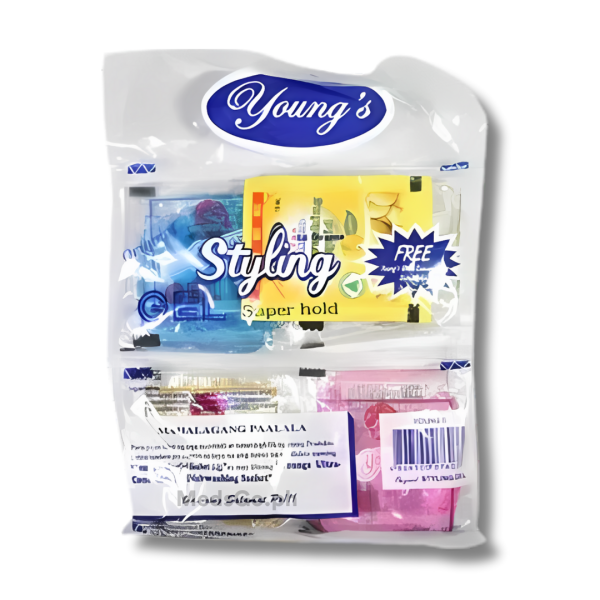 Image of YOUNG'S STYLING GEL SUPER HOLD SET OF 12'S X 14G